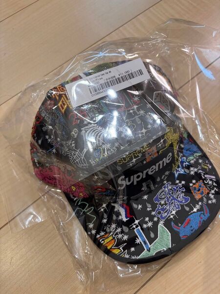 Supreme AOI Embroidered Camp Cap "Black"