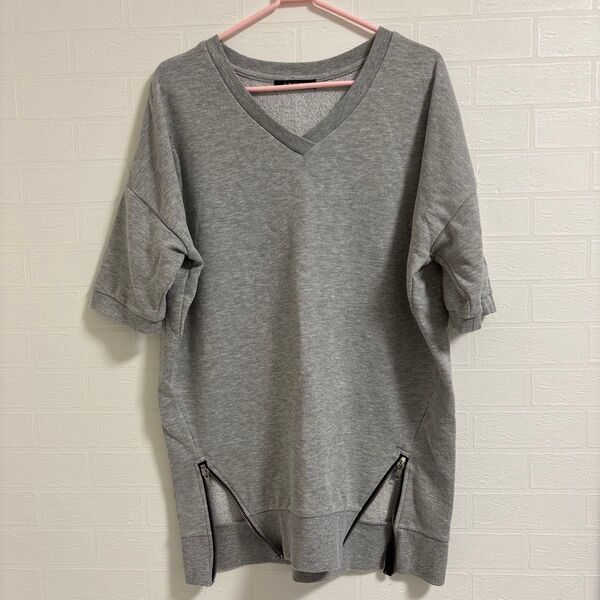 INGNI Tシャツ グレー Mサイズ カットソー 半袖