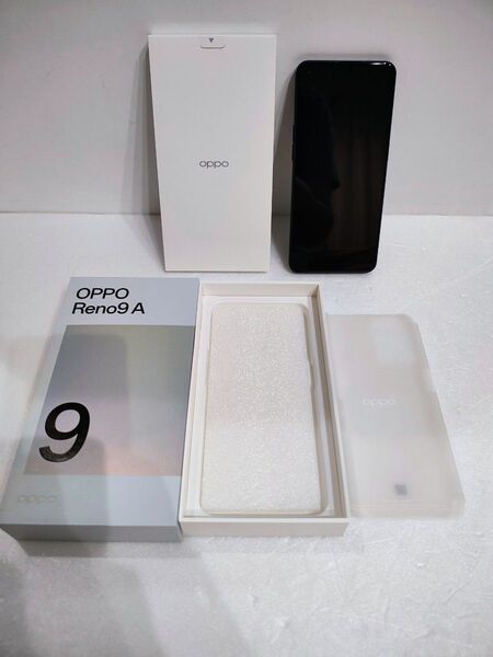 【中古残債なしsimフリー】OPPO Reno9 A ナイトブラック 128GB