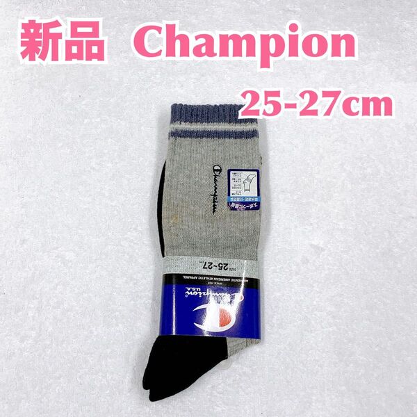 【新品】Champion チャンピオン スポーツミドル丈ソックス ブランド靴下