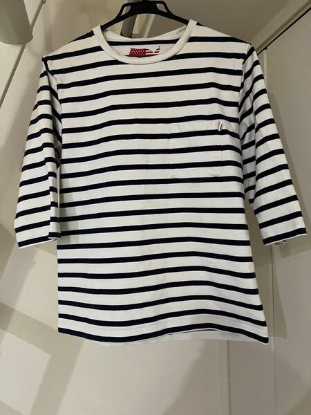 七分袖カットソー Tシャツ