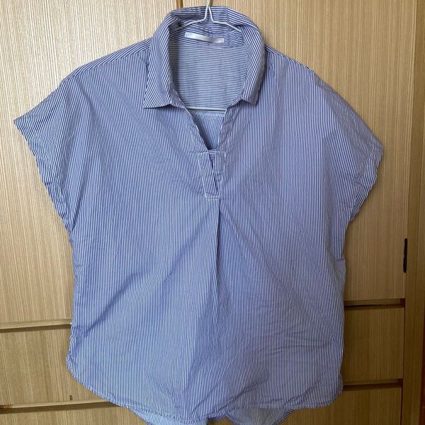 GLOBAL WORK ストライプ柄シャツ