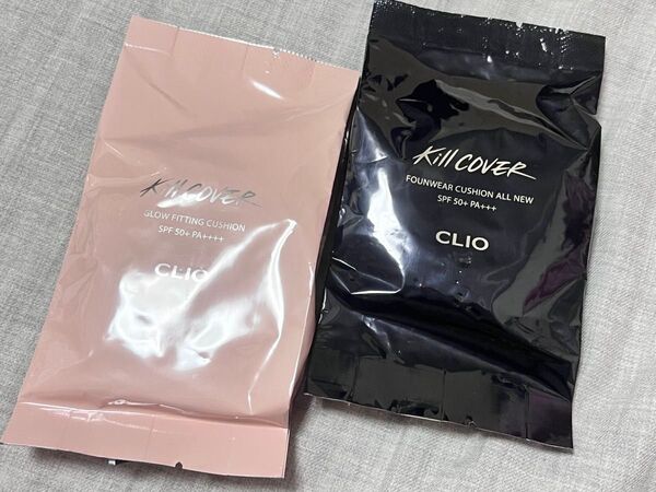 CLIO Kill COVER クリオ キルカバー クッションファンデ 韓国 詰替用 黒 ピンク ファンデーション レフィル
