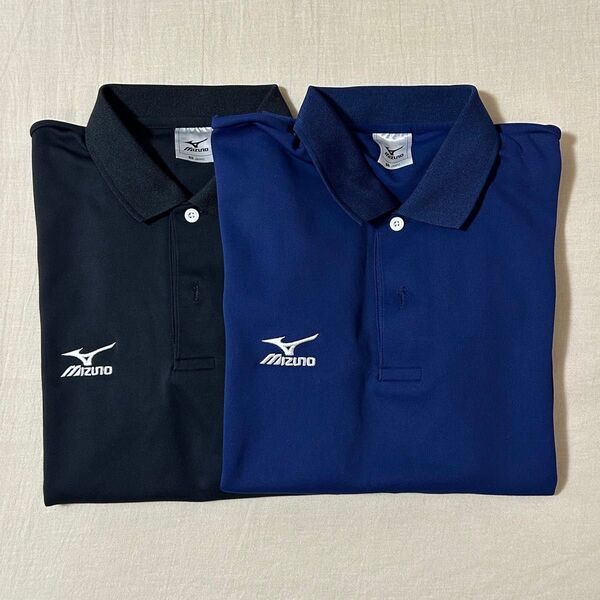 Mizuno ポロシャツ 2枚セット 背面に千葉大学いり