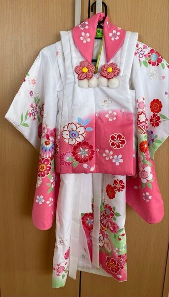 七五三 3歳 着物セット ピンク