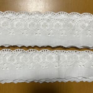 レース ひまわり 白 6メートル(4メートル+2メートル)