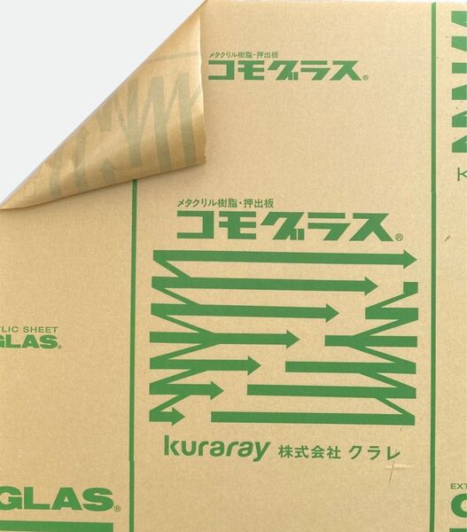 アクリル板2枚セット売り 横:約61cm 縦:54cm 厚さ:3mm 乳白色透過型、耐候性に優れクオリティが高い。ガラスより軽い。