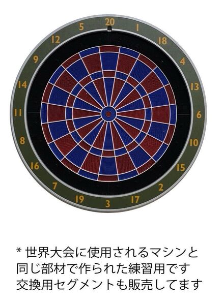 家庭用ダーツ、送料無料、プロ練習用ダーツボード、世界大会仕様、パワープレイヤーの投てきにも耐えます、通常の家庭用ダーツとは別物。