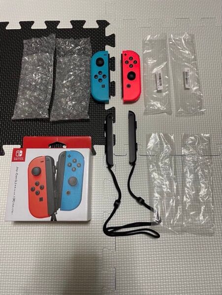 ジョイコン コントローラー ネオンレッド ネオンブルー スイッチ Nintendo Switch Joy-Con 動作品 箱付