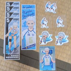 ハイキュー!!ロングステッカー星海光来(昼神もいるよ)
