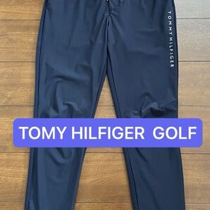 TOMMY HILFIGER GOLF ゴルフパンツ ネイビー メンズ ストレッチ ジョガーパンツ