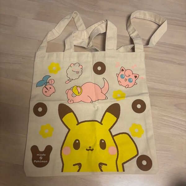 ミスド ポケモン ピカチュウ トートバッグ 未使用 エコバッグ ミスタードーナツ
