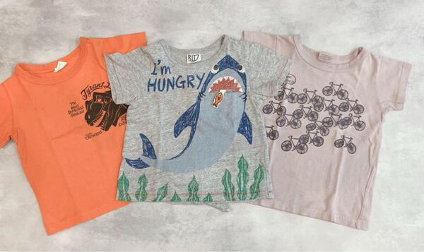 F.O. KIDS Tシャツ3枚セット シャーク 恐竜 100㎝ 男の子 半袖Tシャツ