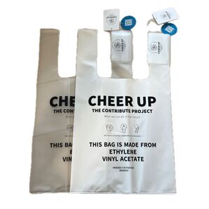 【CHEER UP】EVAバッグ/レイカズン(Ray Cassin)クリア、ホワイト2枚セット
