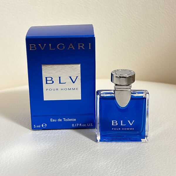 【新品未使用】BVLGARI ブルガリ ブルー プールオム オードトワレ 5mL ミニ香水
