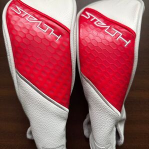 【状態良好】 TaylorMade テーラーメイド STELTH2 レディース ユーティリティ用 ヘッドカバー 2個