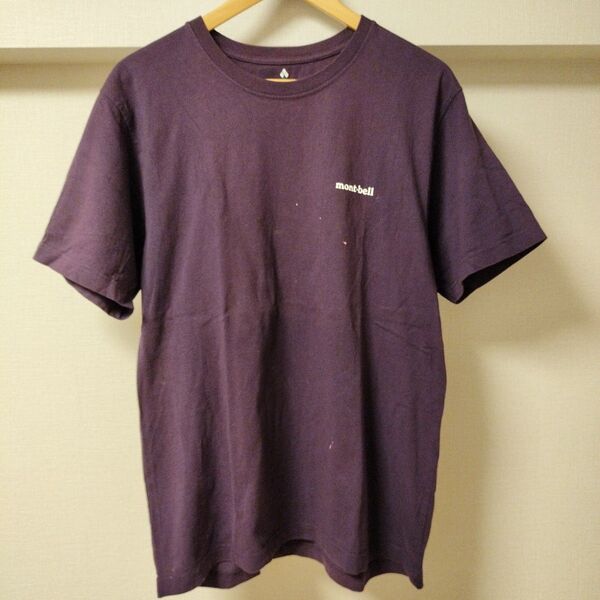 モンベル 紫 Tシャツ Tシャツ アウトドア L 半袖