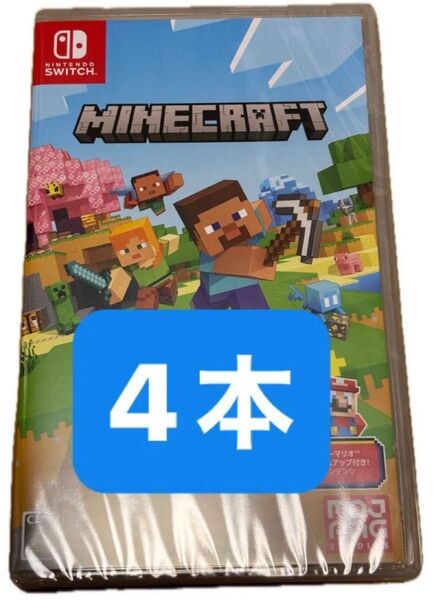 Nintendo Switch ニンテンドースイッチ Minecraft マインクラフト 4本