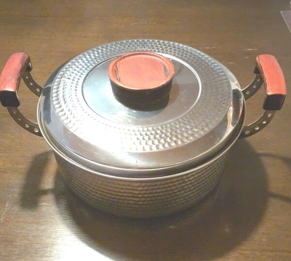 丸山技研 両手鍋 蒸し器 IH対応軽量
