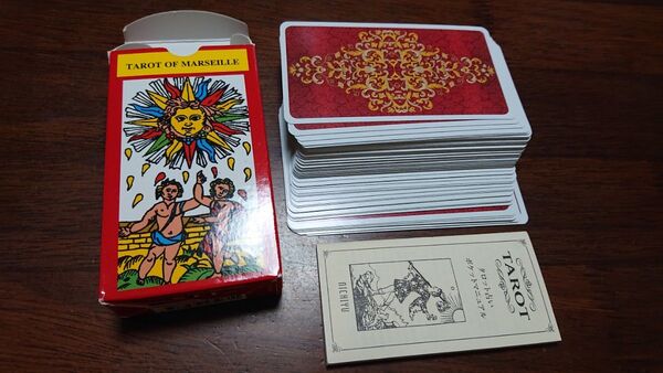 正規品 タロットカード ロスカラベオ社製 タロットオブマルセイユ TAROT OF MARSEILLE cards 日本語解説書