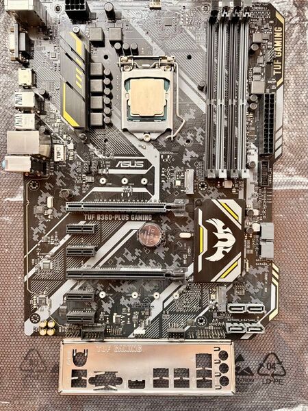 ASUS TUF B360-PLUS GAMING マザーボード+Corei5 9400F+メモリ16GBセット