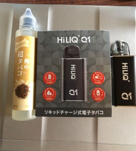 vape ベイプ HINIC リキッド 60ml ハイニク ハイリク HILIQ 本体セット 付属品全て込み 俺の超タバコ POD