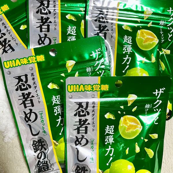 忍者めし 鉄の鎧 マスカット味 5個セット