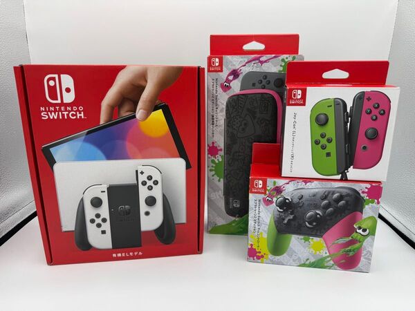 Nintendo Switch 有機ELモデル スプラトゥーン周辺機器セット