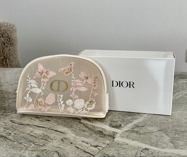 DIOR ディオール 刺繍ポーチ 正規ノベルティ 新品