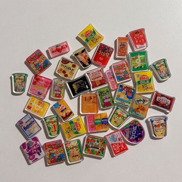 アクリルパーツ 2cm お菓子 駄菓子
