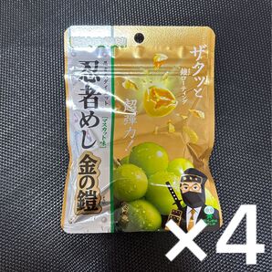 忍者めし 鉄の鎧 UHA味覚糖 マスカット味 グミ