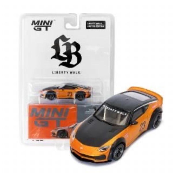 LBWK特注ブリスター仕様 MINI GT 1/64 Nissan Z LB NATION WORKS LB Gold 新品