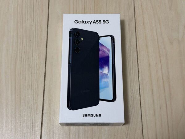 【SIMフリー】Galaxy A55 5G|8GB/128GB ネイビー【新品未開封】SD対応|5000万画素|5年間アプデ