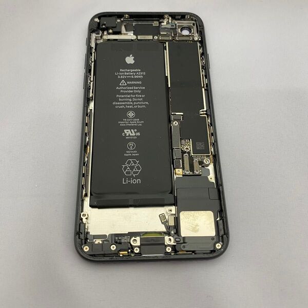iPhone SE 2 2020 iPhone SE 第2世代 背面 筐体 ブラック 修理部品 Apple