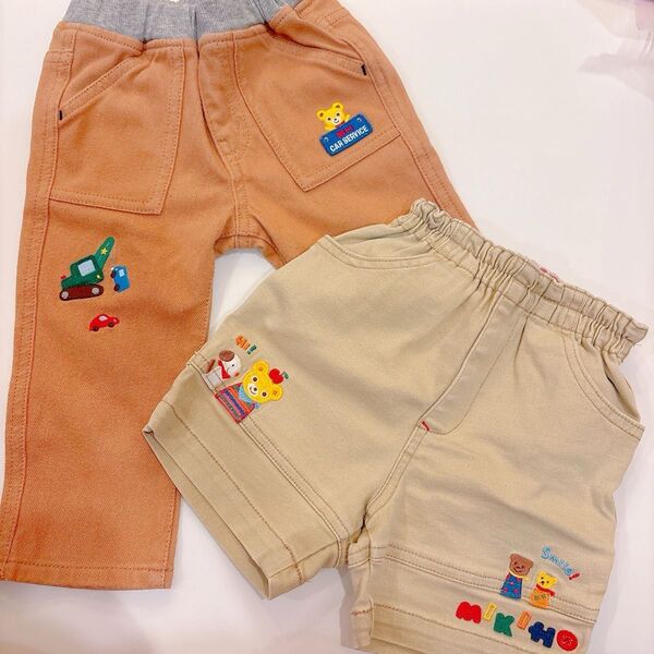 MIKIHOUSE ミキハウス プッチーくん 80cmズボンセット