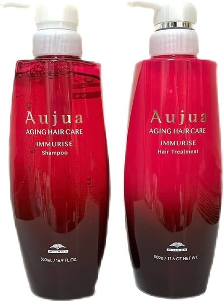 Aujua イミュライズ シャンプー&トリートメント 500ml/500g