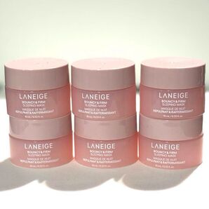 ラネージュ BOUNCY & FIRM SLEEPING MASK 6点 60g
