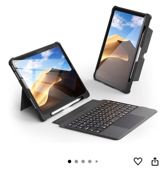 iPad用キーボード付きケース ブラック