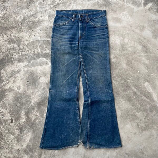 80s Levi's リーバイス 684 フレア デニムパンツベルボトム 色落ち ヴィンテージ 古着 インディゴ