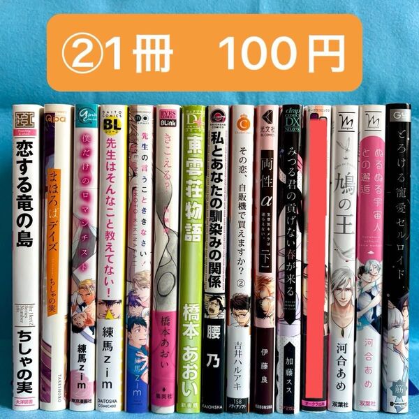 【BL】コミック まとめ売り② 【バラ売り可能@100+送料】