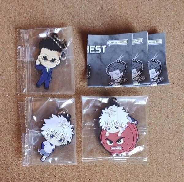 HUNTER×HUNTER カプセルラバーマスコットBEST キルア イカルゴ レオリオ 3個セット