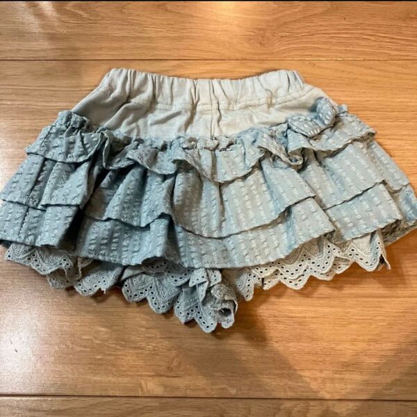 ビケットクラブ95フリルパンツ ブルーグリーン キムラタン