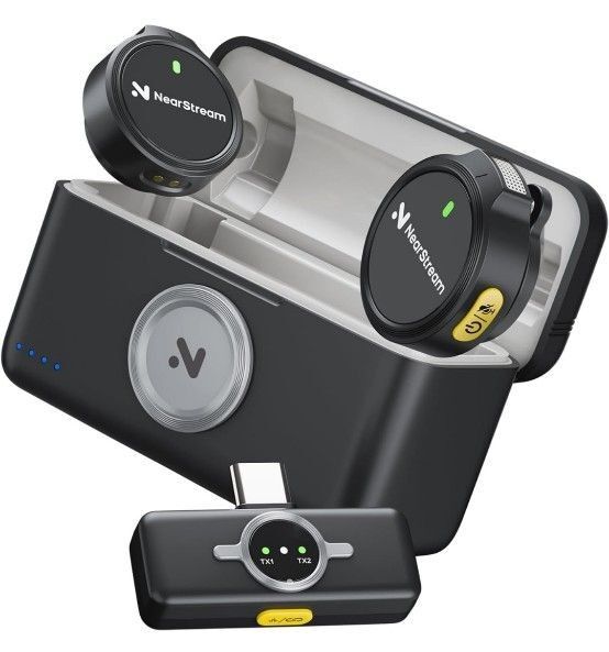 NearStream AWM25T ワイヤレス ピンマイク スマホ