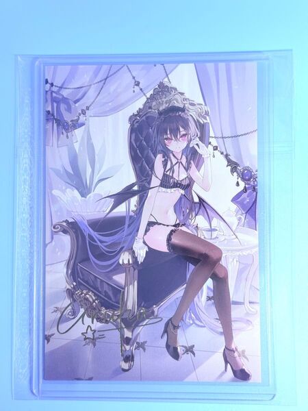 ぶいすぽっ! 一ノ瀬うるは 誕生日記念2023 箔押しサイン入りポストカード