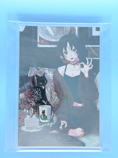 ぶいすぽっ! 如月れん 誕生日記念2023 箔押しサイン入りポストカード