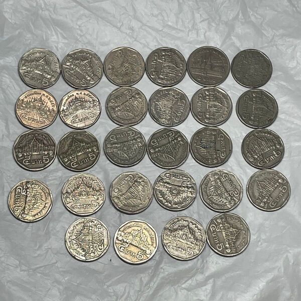 140バーツに増額!! タイ バーツ 硬貨 コイン 東南アジア 外国コイン 海外 貨幣 タイバーツ
