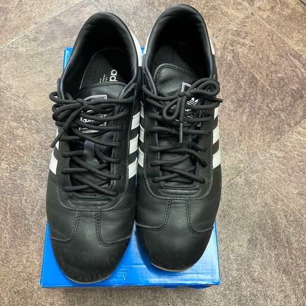 adidas カントリー スニーカー 黒 27.5cm メンズ