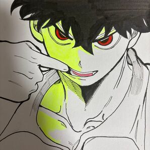 イラスト 手描きイラスト オリジナル モノクロ ペン画
