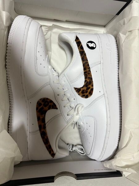 GOODENOUGH × Supreme × Nike Air Force 1 Low White Leopard