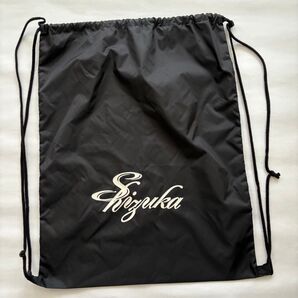 ナップサック ロゴ入り ブラック 黒
